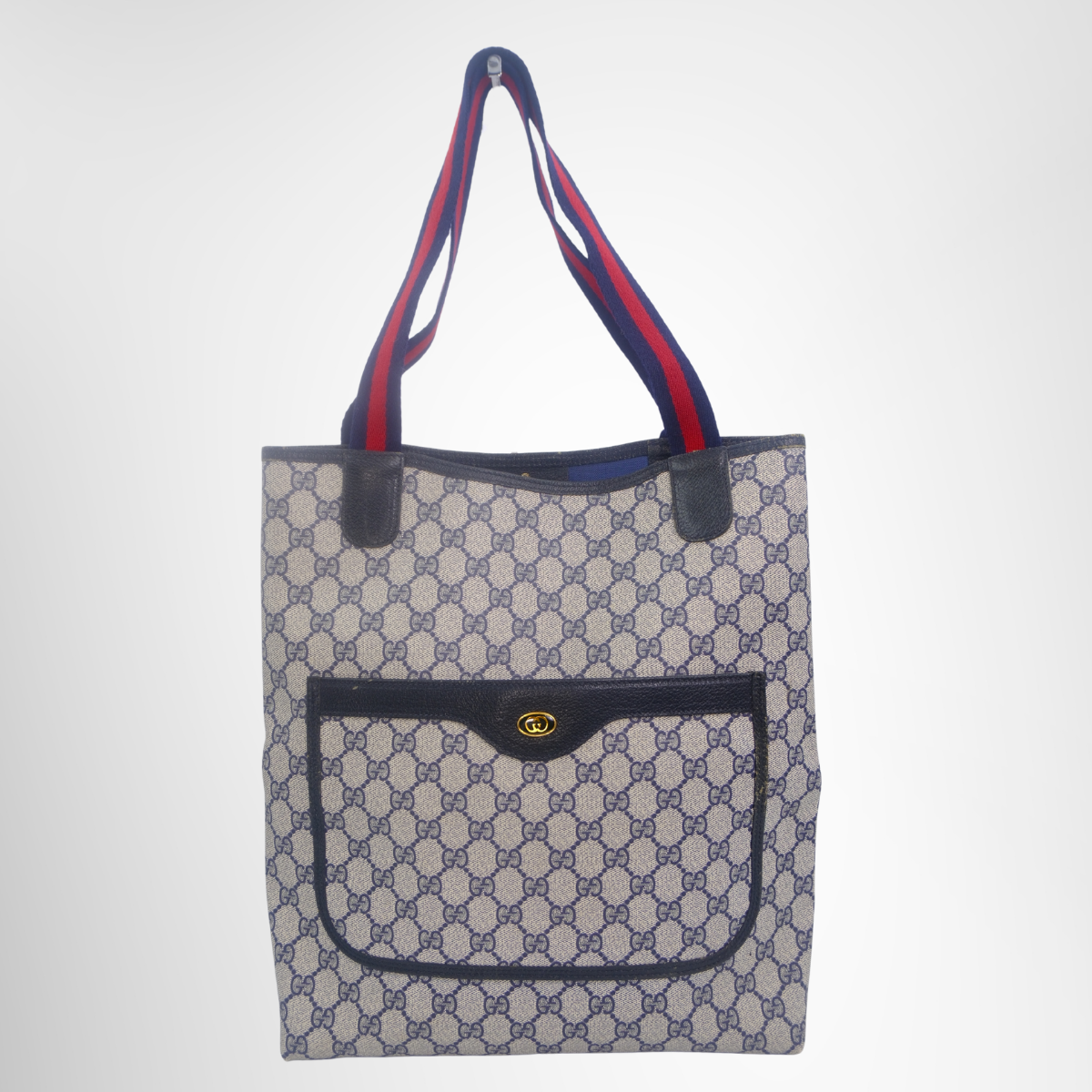 Gucci Preowned Luxury GG Supreme Tote Bag Front Page - Antonio & Co.