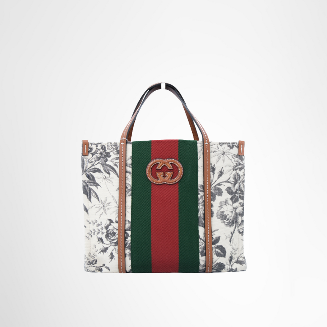Gucci Preowned Luxury Interlocking GG Small Tote Bag Front Page - Antonio & Co.