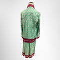 Gucci Preowned Luxury Interlocking G Print Silk Shirt Back View