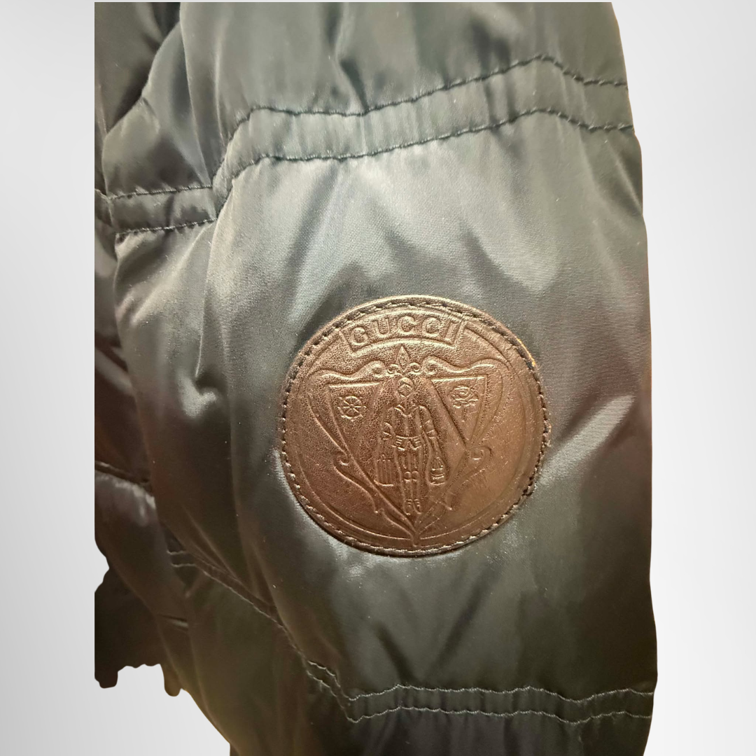 Gucci Preowned Luxury Jacket Puffer Jacket Logo View