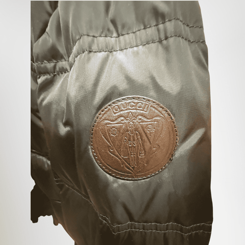Gucci Preowned Luxury Jacket Puffer Jacket Logo View