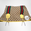 Gucci Preowned Luxury Jolie Web GG Canvas Tote Bag in Yellow Minimal Scratches1 - Antonio & Co.