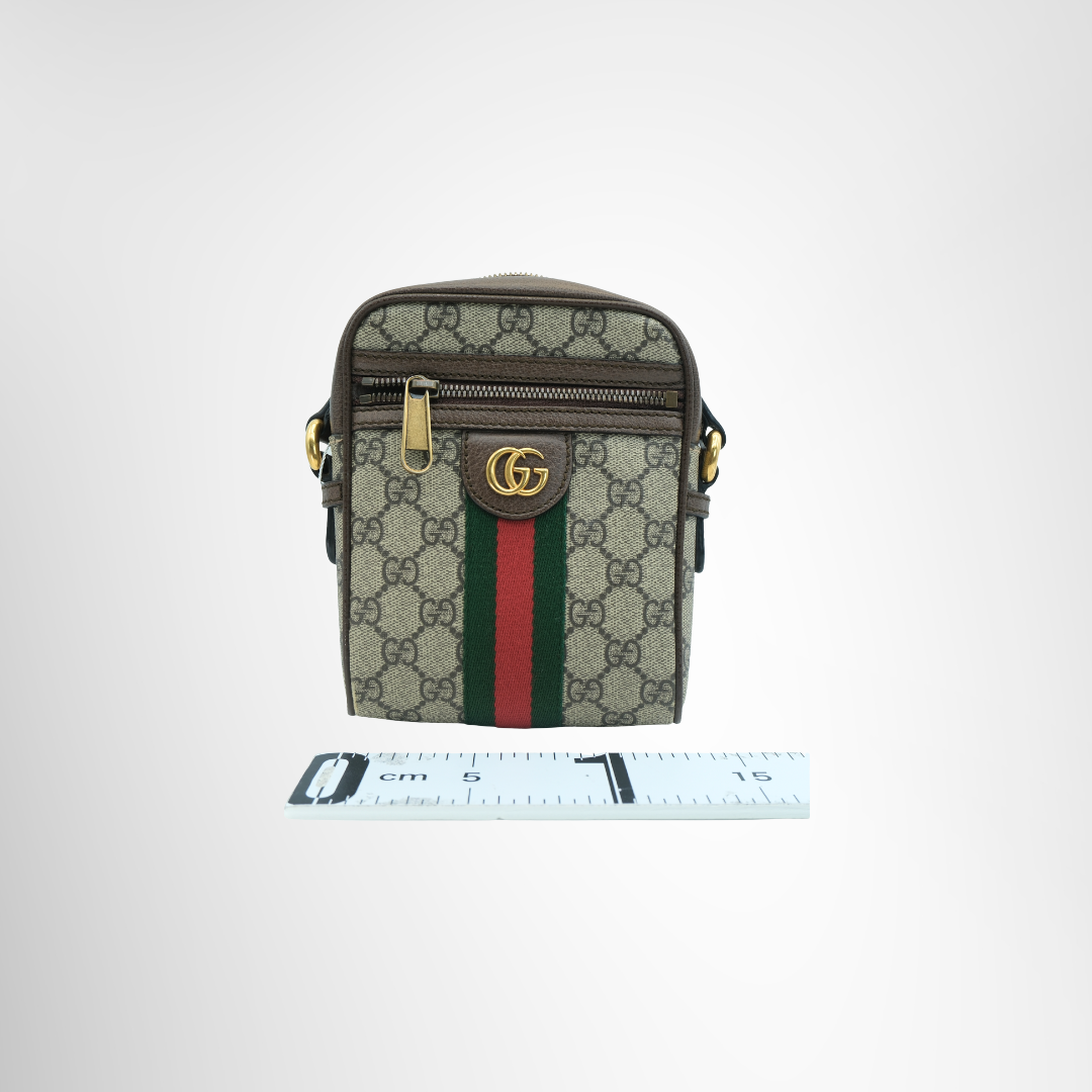 Gucci Preowned Luxury Ophidia Mini Bag Front View - Antonio & Co.