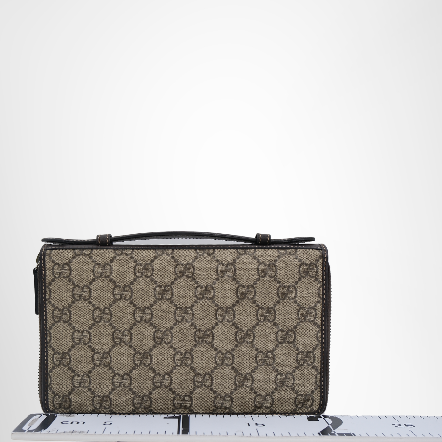 Gucci Preowned Luxury Round Zip Wallet Back View