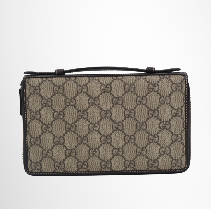Gucci Preowned Luxury Round Zip Wallet Front Page
