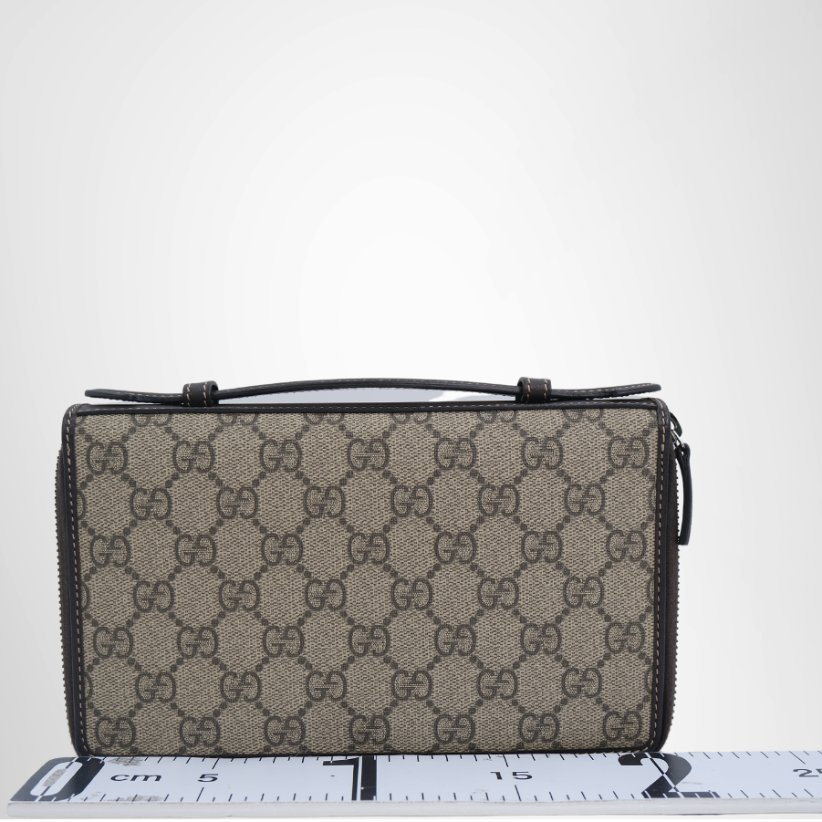 Gucci Preowned Luxury Round Zip Wallet Front View