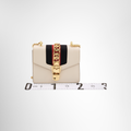 Gucci Preowned Luxury Sylvie Mini Chain Shoulder Bag Front View