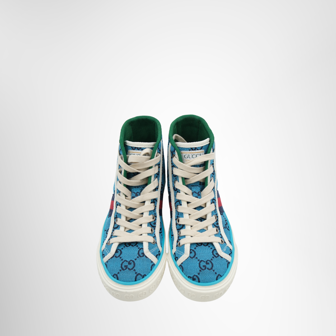 Gucci Preowned Luxury Tennis 1977 High-Top Sneaker Front Page