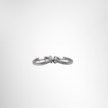 Heart Earring 14R WG 3.73g – Pre-Owned Luxury Brand Accessories – Antonio & Co - Side View