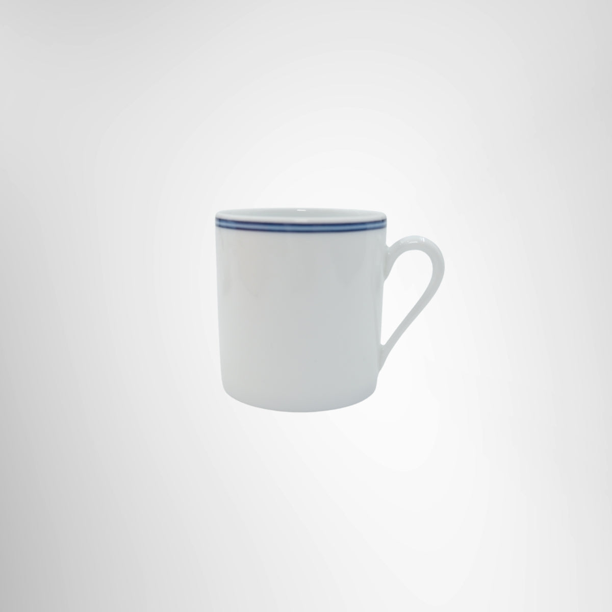 Hermes Chaine d'Ancre Demitasse Cup And Saucer Set In Blue – Pre-Owned Luxury Brand Accessories – Antonio & Co Cup View 