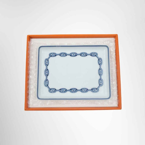 Hermès Chaîne d’Ancre Square Plate