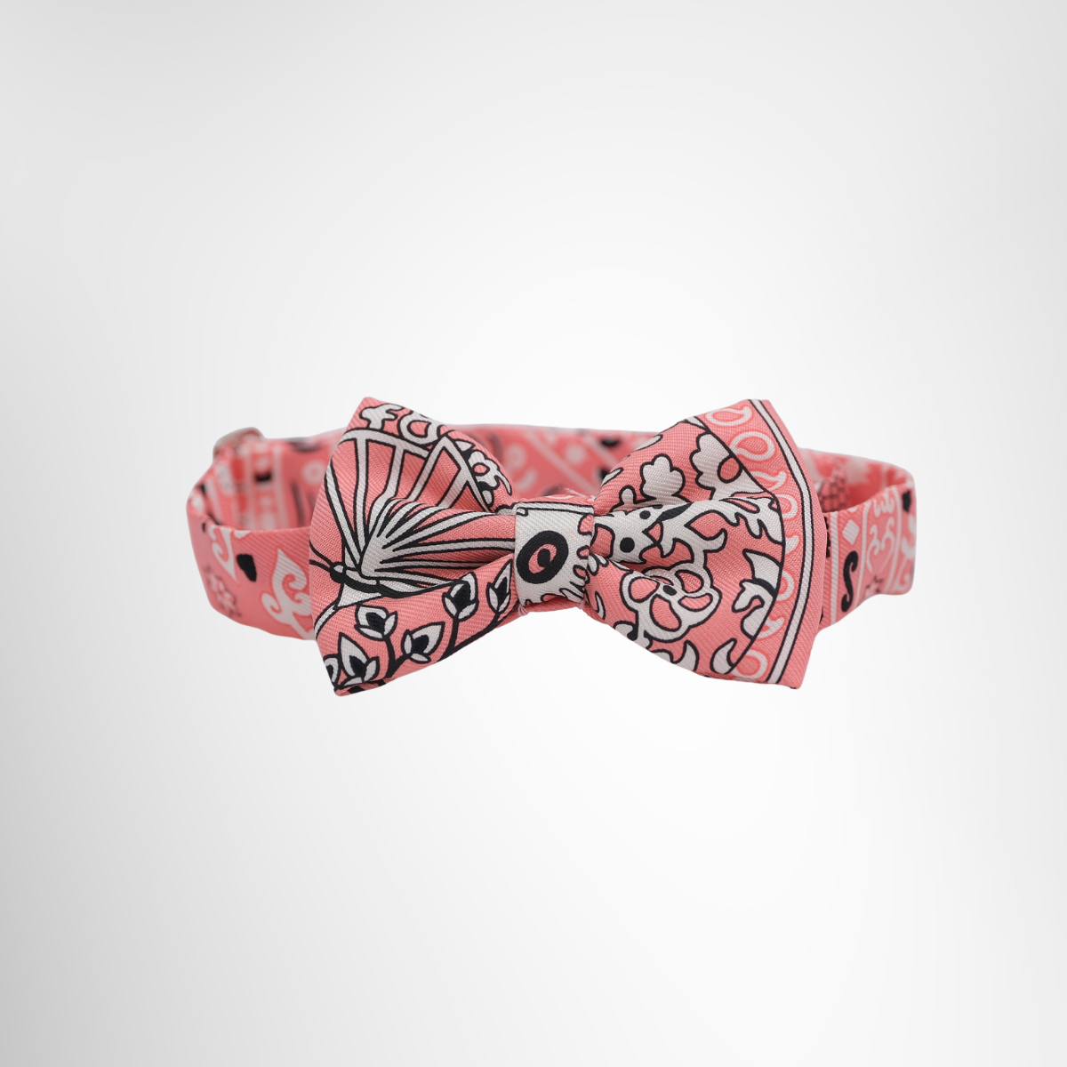 Hermes Silk Bow Tie Choker – Pre-Owned Luxury Brand Accessories – Antonio & Co Front View
