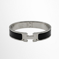 Hermes Preowned Luxury Bracelet Clic H Enamel Bracelet Front View