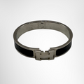 Hermes Preowned Luxury Bracelet Clic H Enamel Bracelet Front View 2