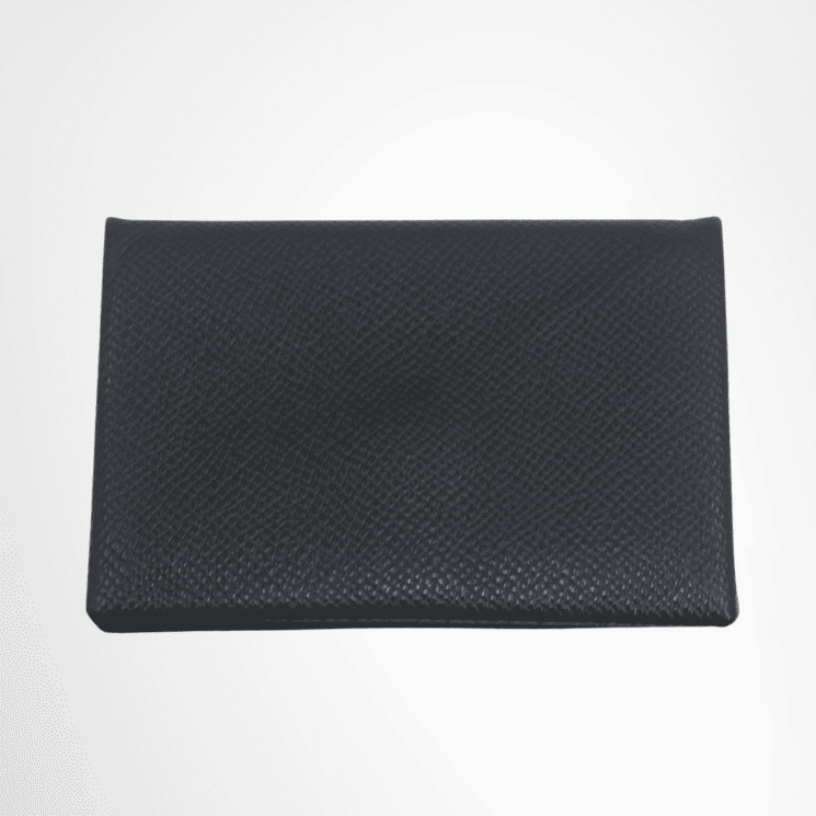 Hermès Calvi Card Case in Epsom Leather – Black