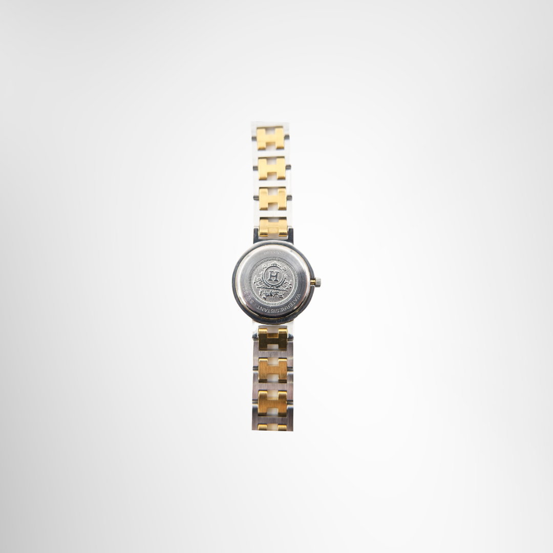 Hermès Clipper White Gold Watch – Pre-Owned Luxury Watch – Antonio & Co – Back View