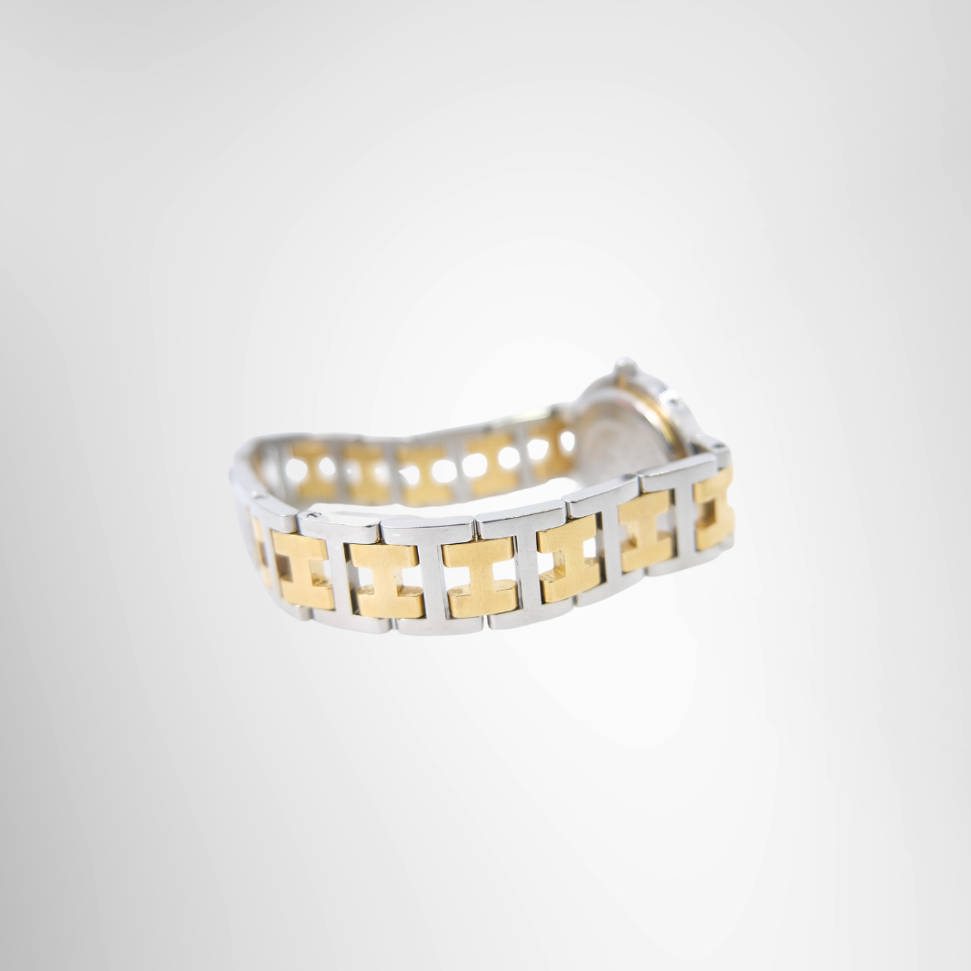 Hermès Clipper White Gold Watch – Pre-Owned Luxury Watch – Antonio & Co – SIde View 