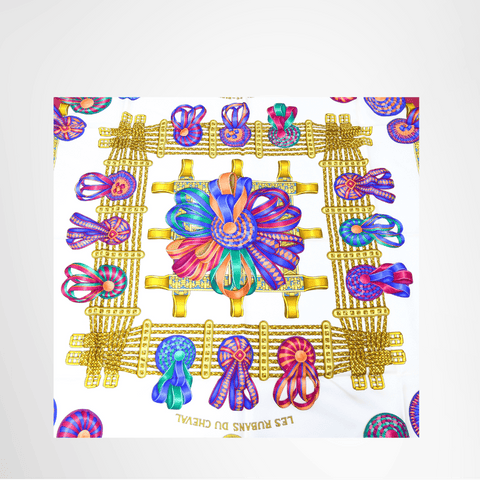 Hermès Les Rubans du Cheval Silk Scarf