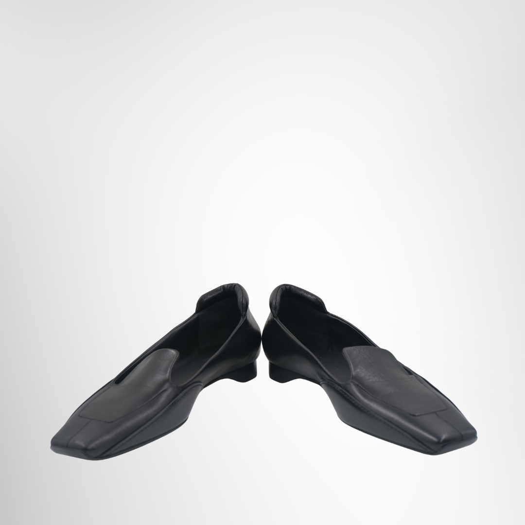 Hermes Preowned Luxury Loafer Front And Side View