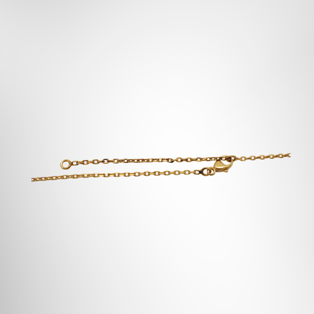 Hermes Preowned Luxury O'Kelly PM Pendant Necklace in Noir Swift Leather Accessories Chain Lock - Antonio & Co.