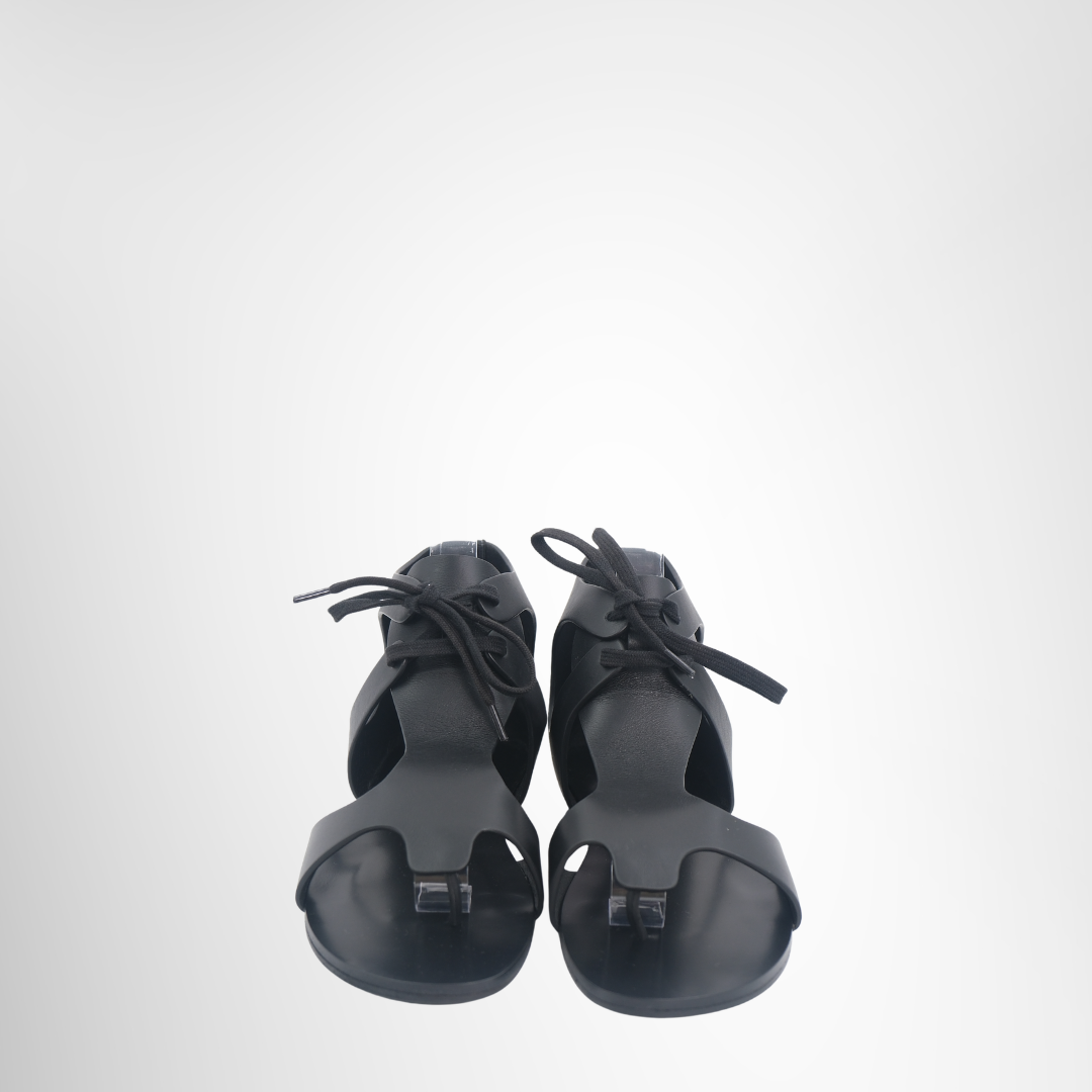 Hermes Preowned Luxury Sandals Galetes Sandal Front View