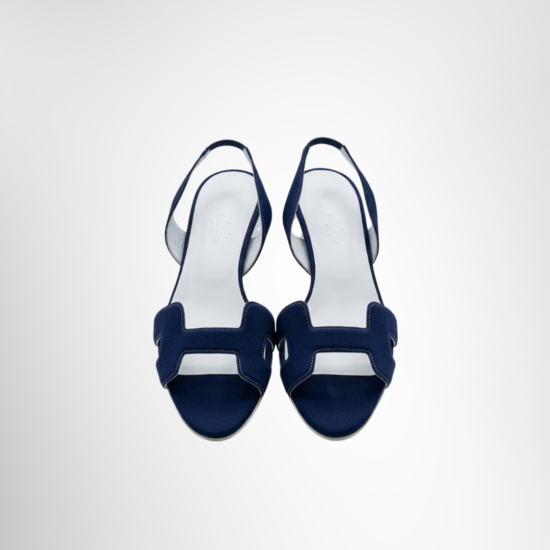 Hermes Preowned Luxury Sandals Night Sandals Front View