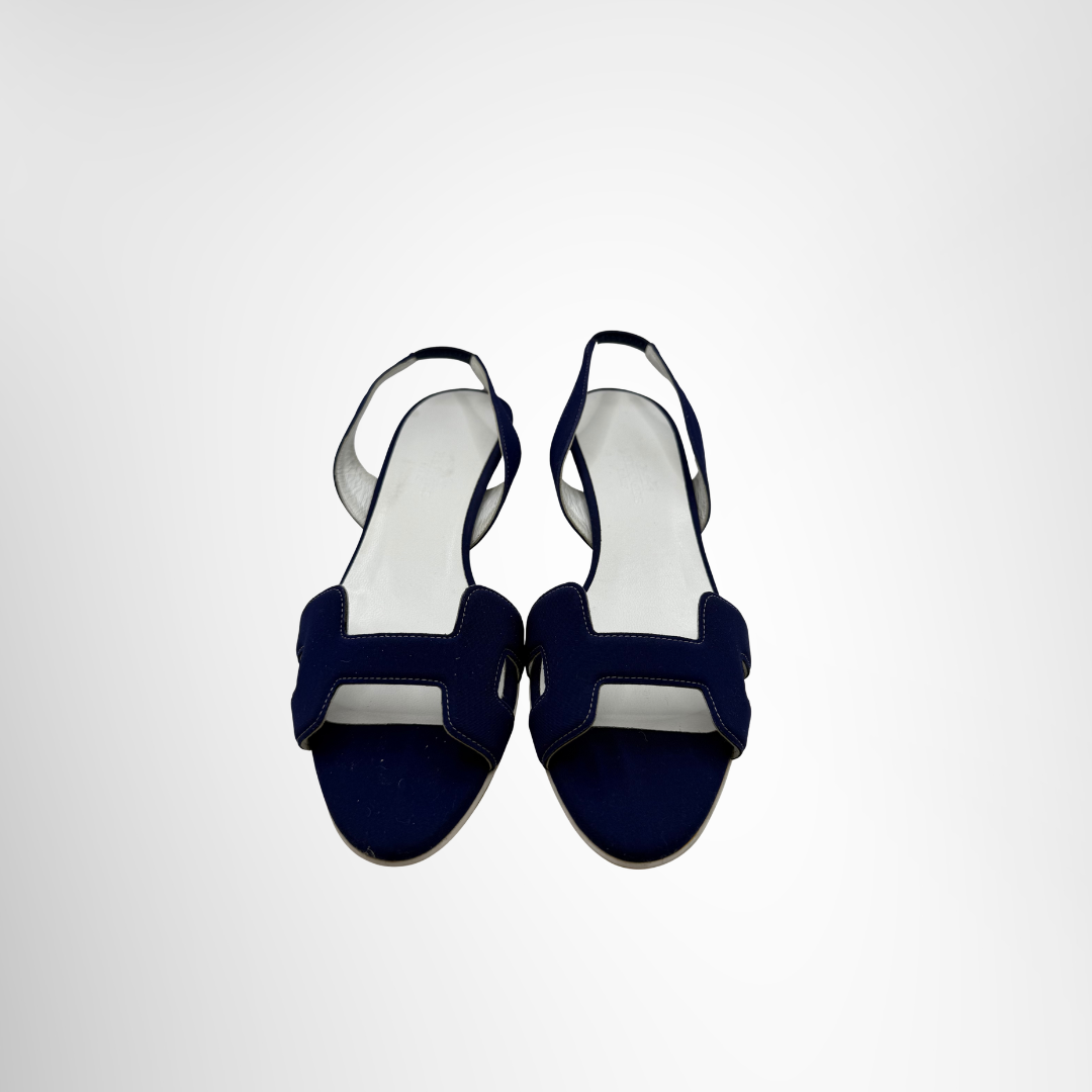 Hermes Preowned Luxury Sandals Night Sandals Front View 2