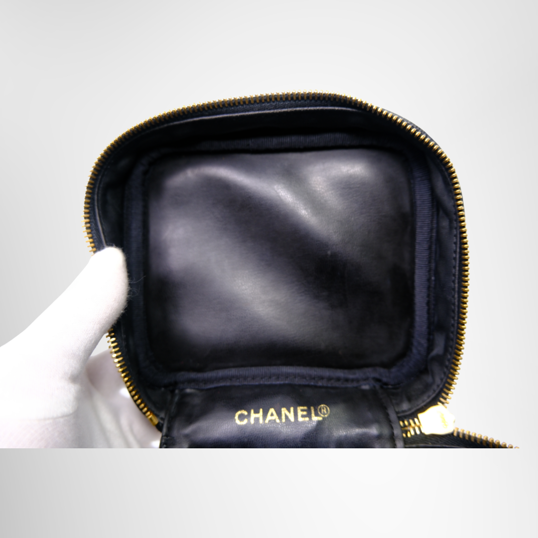Coco Mark Caviar Vanity Bag