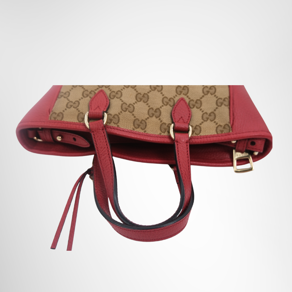 GG Canvas Bree Satchel