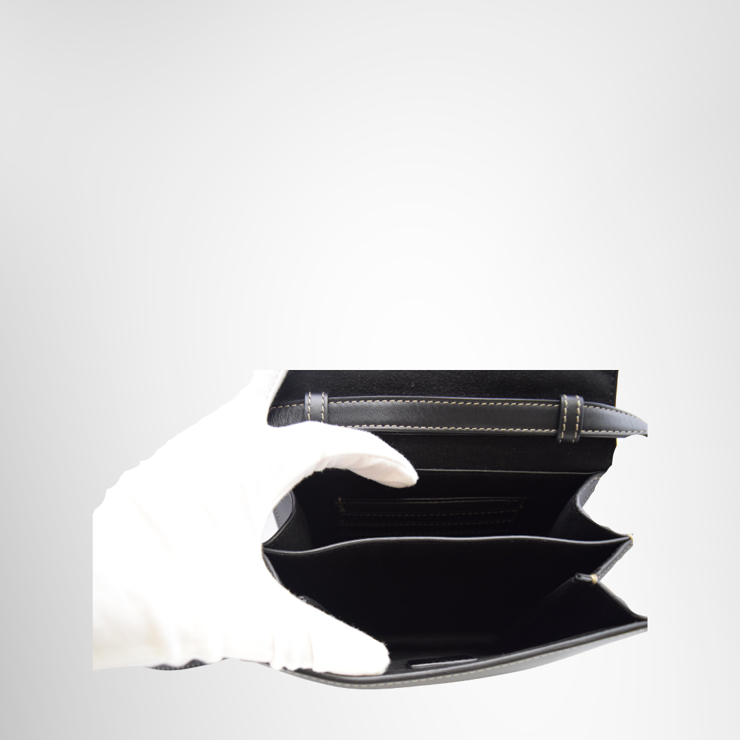 Karligraphy Double F Logo Buckle Flap