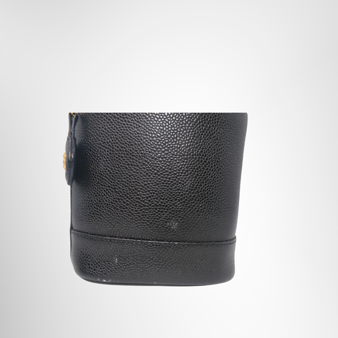 Coco Mark Caviar Vanity Bag