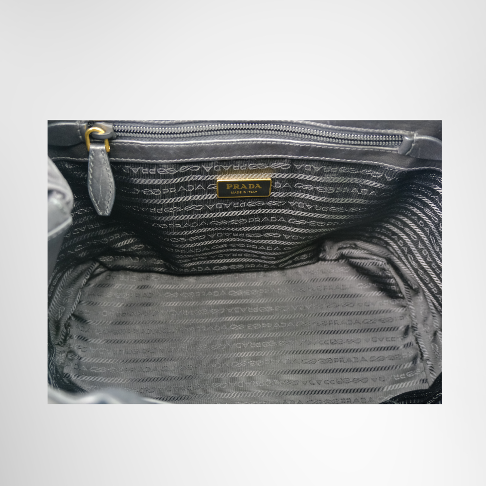 Tessuto Nylon Convertible Bow Handbag