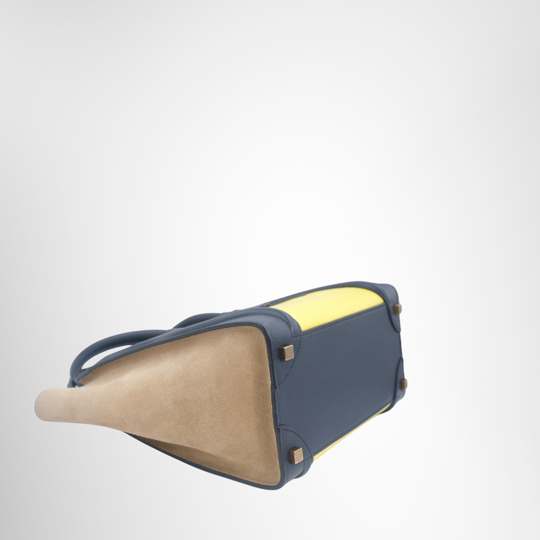 Tricolor Luggage Yellow