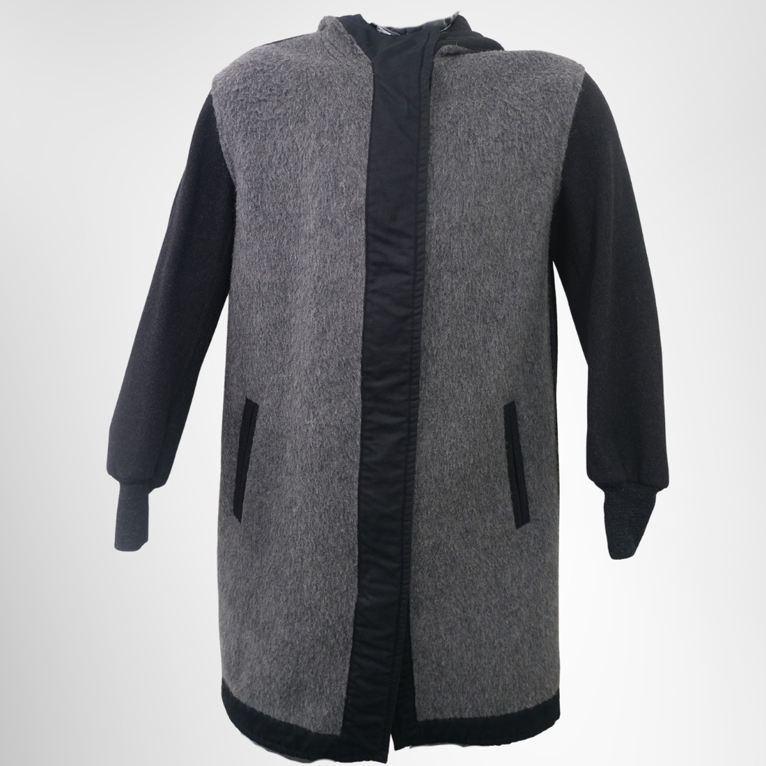 Isabel Marant Long Gray Hooded Jacket – Pre-Owned Luxury Apparel – Antonio & Co Front Page