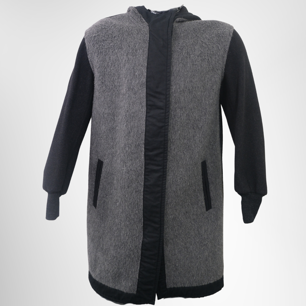 Isabel Marant Long Gray Hooded Jacket – Pre-Owned Luxury Apparel – Antonio & Co Front Page