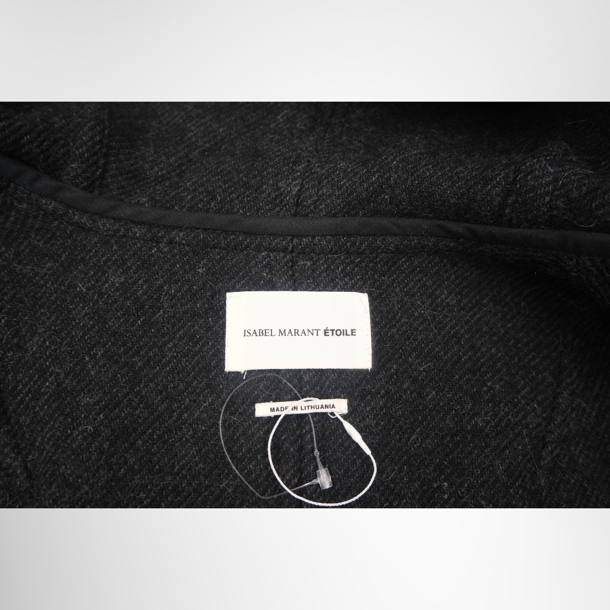 Isabel Marant Long Gray Hooded Jacket – Pre-Owned Luxury Apparel – Antonio & Co Tag 