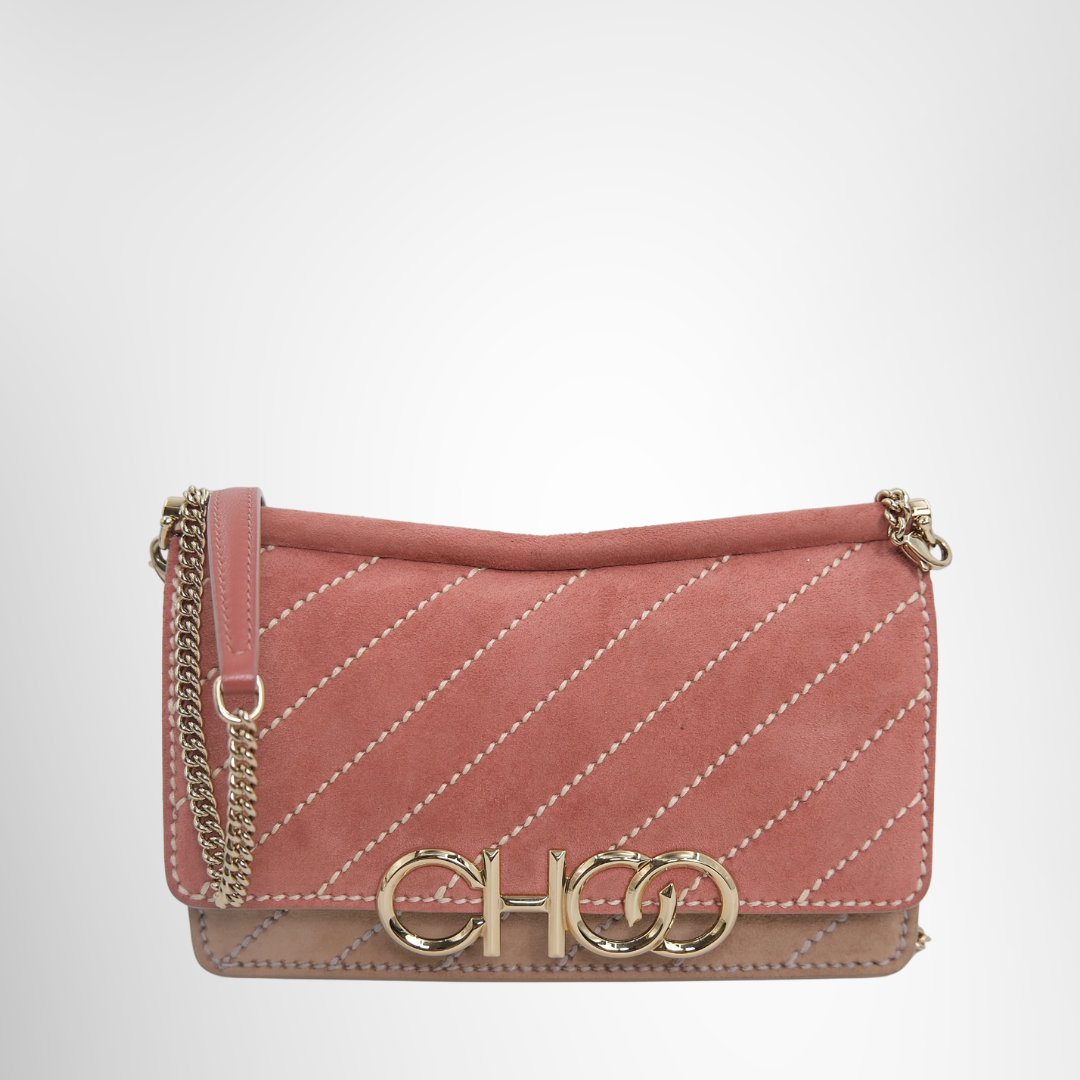 Jimmy Choo Preowned Luxury Bag Shoulder Bag Front View
