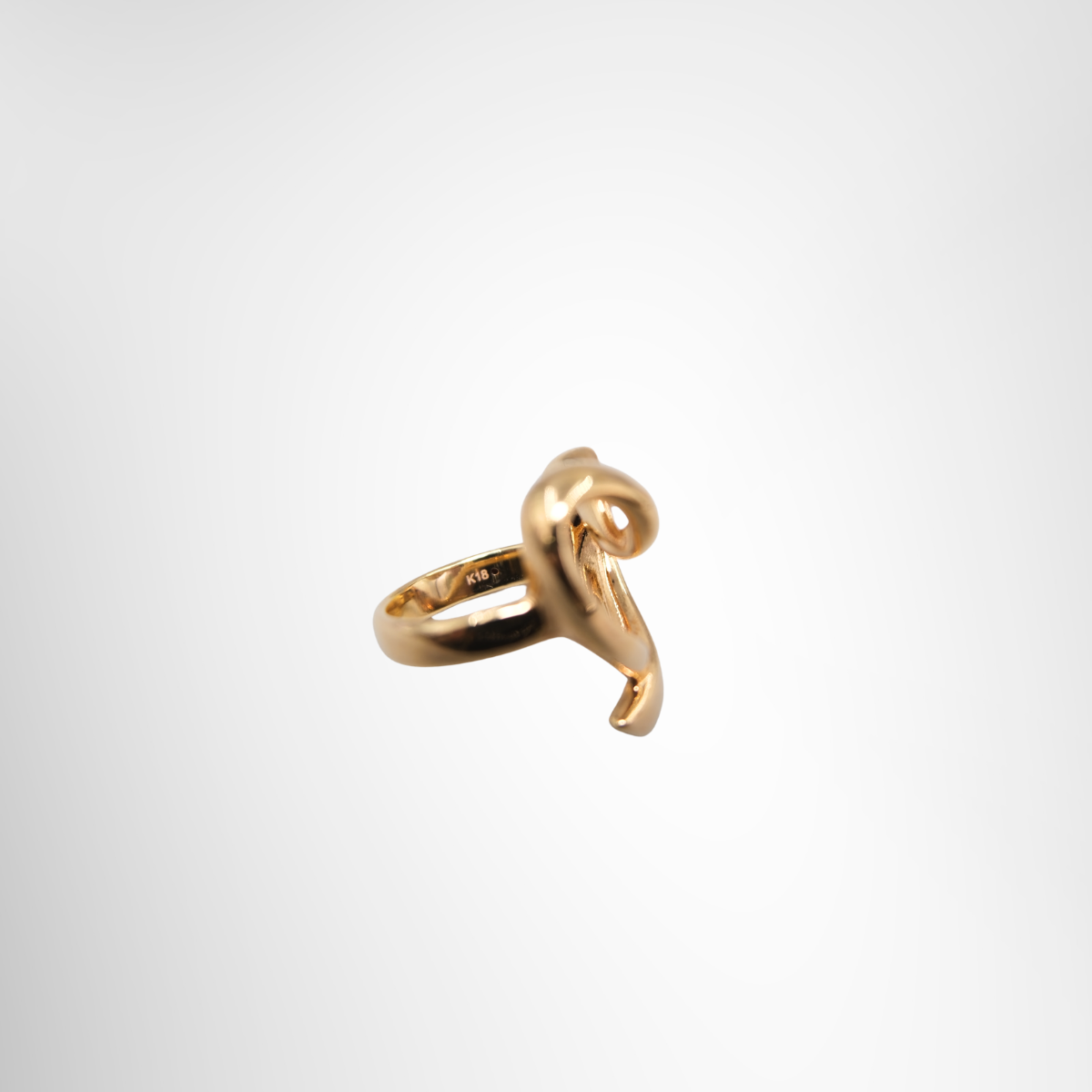 K18 Gold Heart Ring