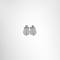 K18 Japan WGold 0.80 Gram Cross Earring – Pre-Owned Luxury Accessories – Antonio & Co
 Back View