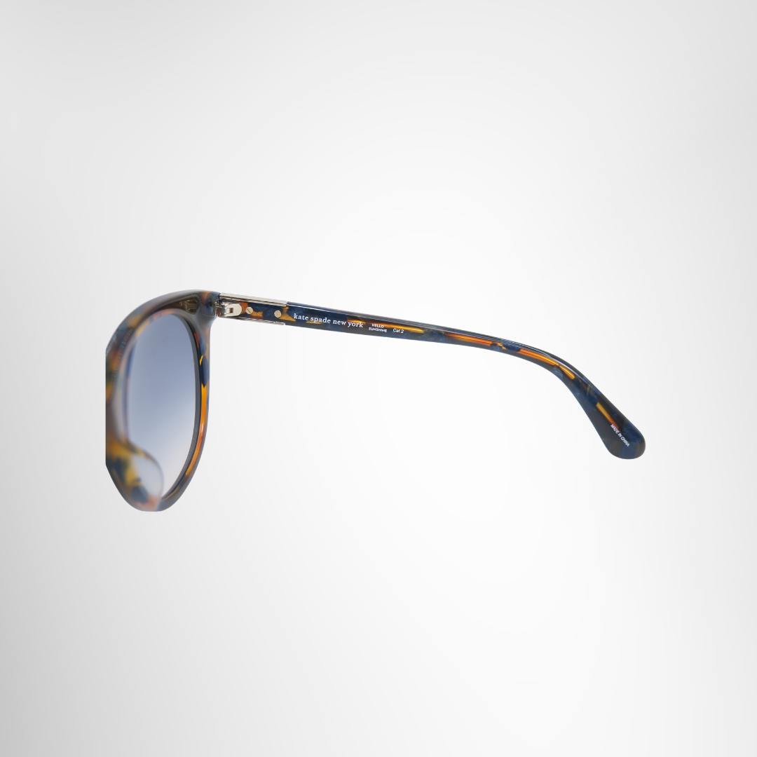 Kate Spade Preowned Luxury Akayla/S Blue Frame Sunglasses Side Frame View 1