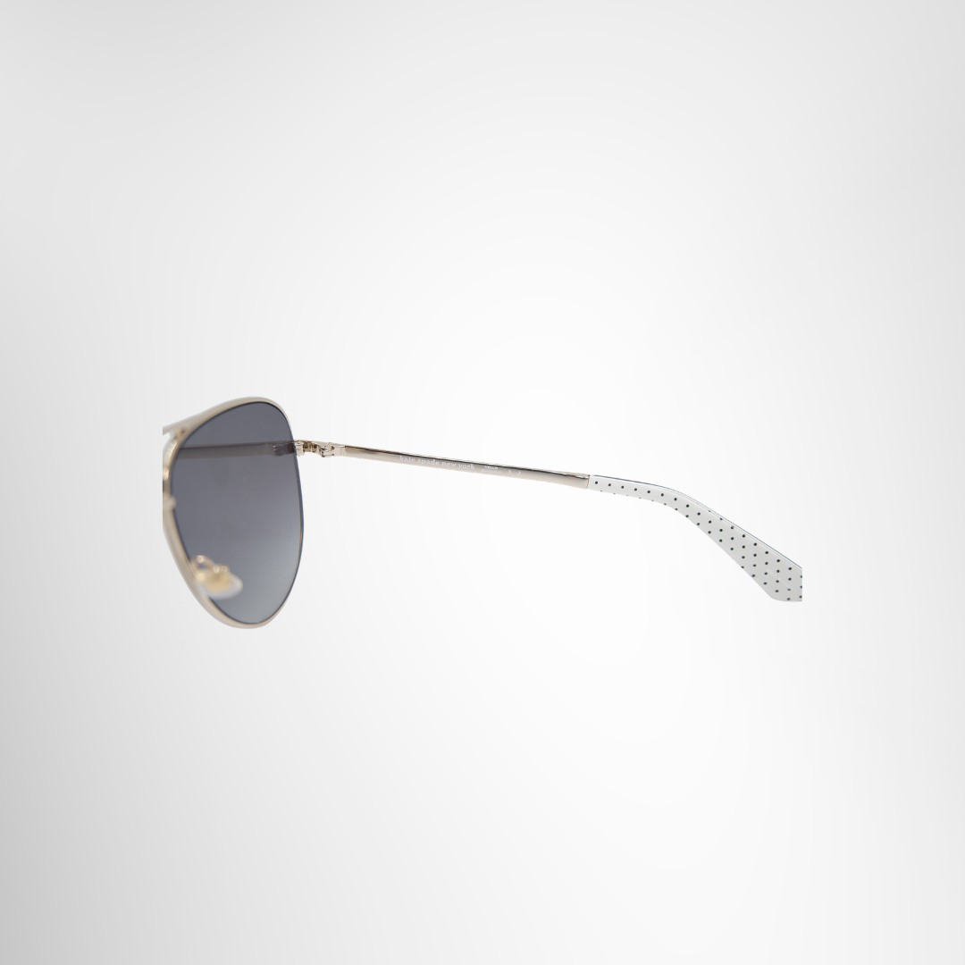 Kate Spade Preowned Luxury Isla Aviator Sunglasses Side Frame View 1