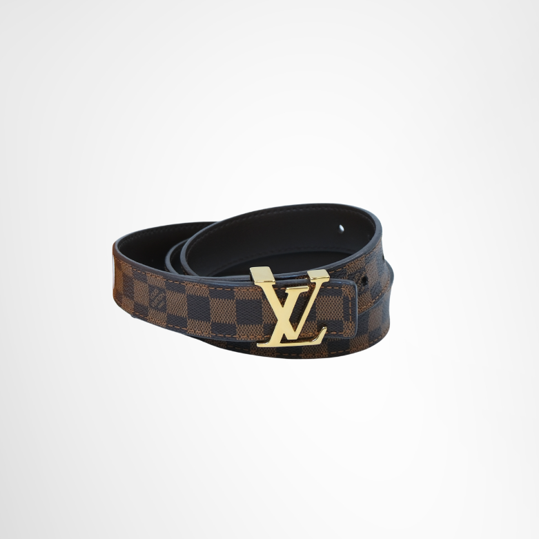Damier Ebene Canvas Belt