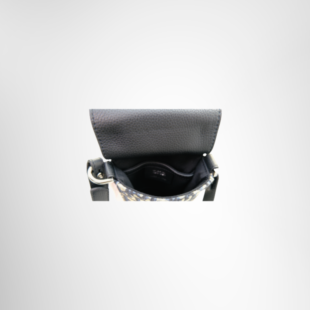CHRISTIAN DIOR Oblique  Vertical Saddle Pouch