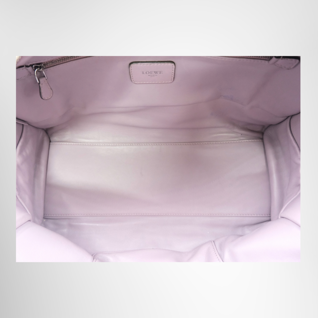 Loewe Amazona 36 Tri-Color Handbag - Pink and Purple