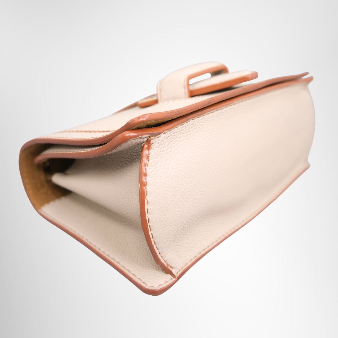Grained Calfskin Barcelona Soft Satchel