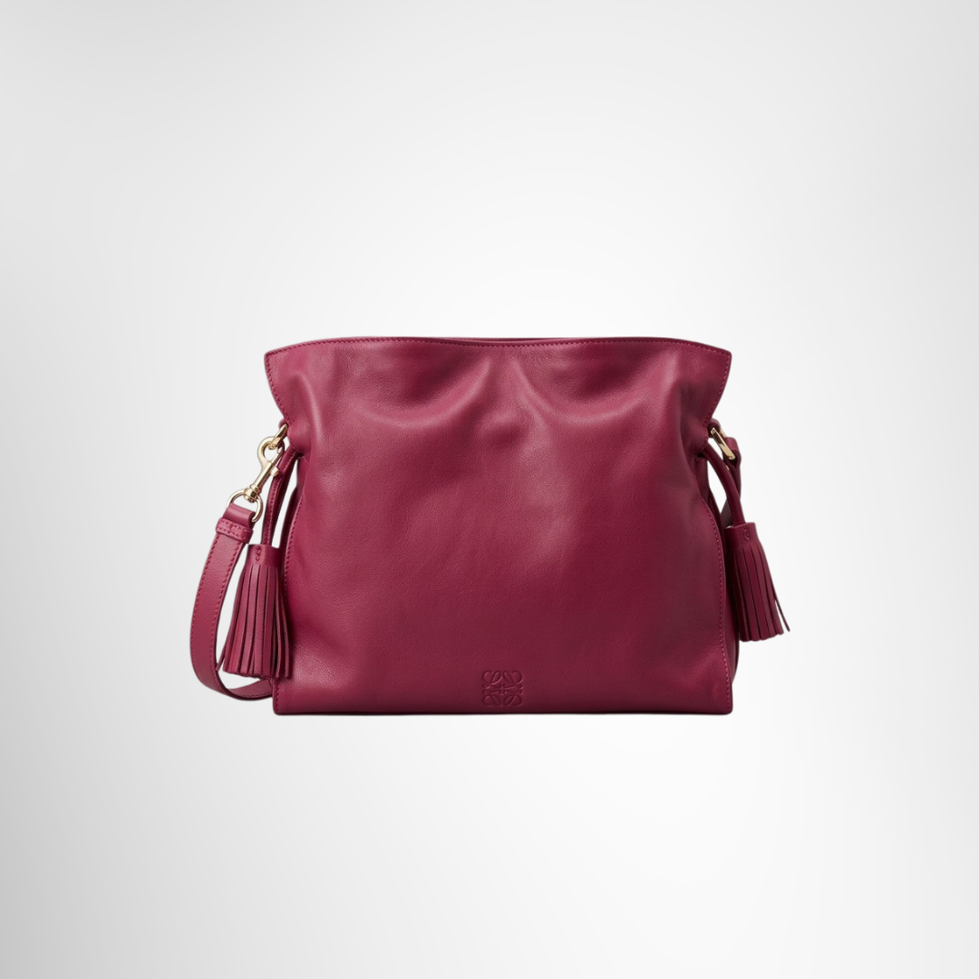 Loewe Preowned Luxury Bag Flamenco Tassel Bag Front View