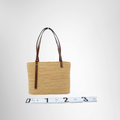 Loewe Preowned Luxury Bags Small Square Basket Bag Back View
