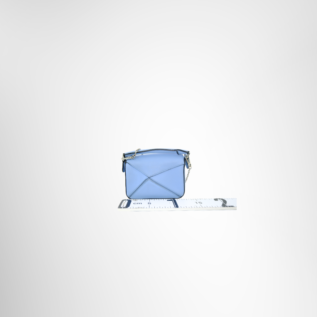 Loewe Preowned Luxury Puzzle Nano Bag Back View - Antonio & Co.