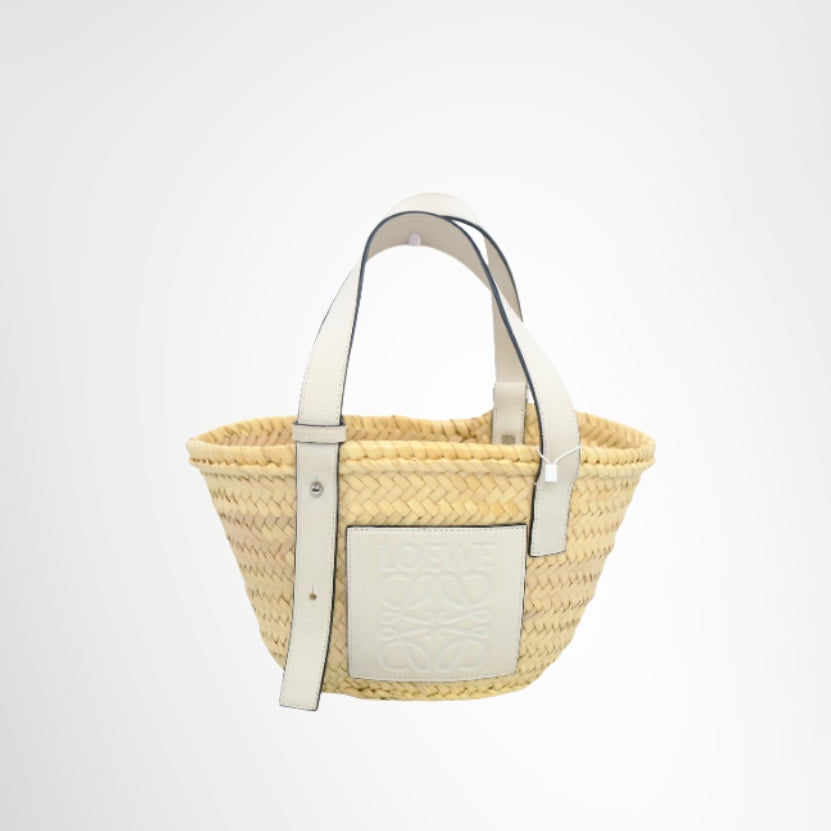 Loewe Preowned Luxury Small Anagram Basket Bag Front Page2 - Antonio & Co.