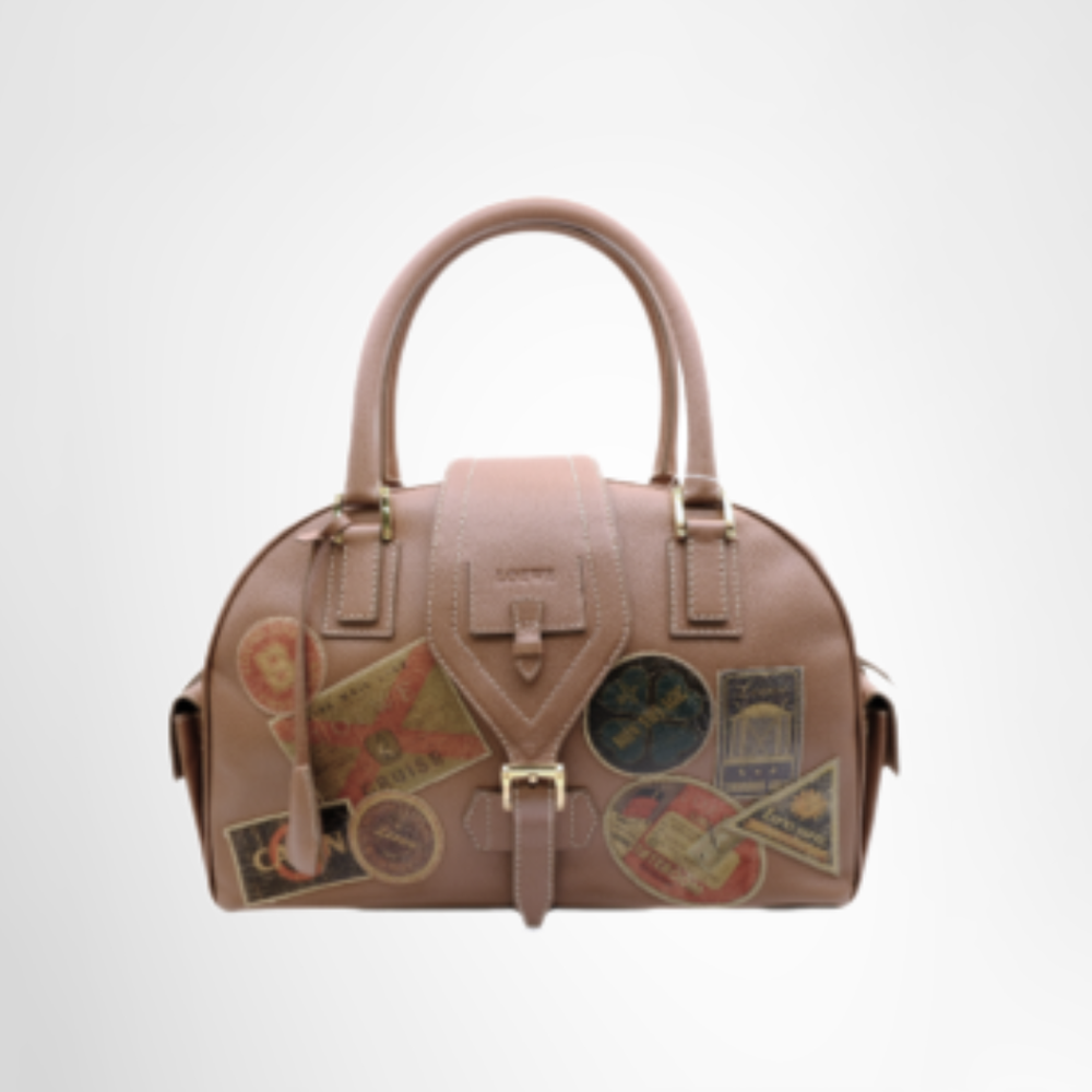 Loewe Preowned Luxury Travel Patch Hand Bag Front Page - Antonio & Co.